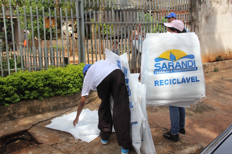 Coleta seletiva é ampliada para a zona sul de Sarandi